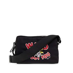 Kenzo Men Messenger Bag With Embroidery